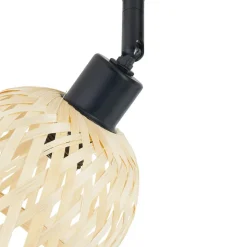 Lindby loftspot Youstin, 30 cm lang, bambus, 2-lys, E14