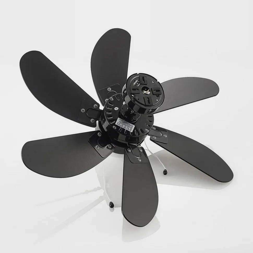 Lindby loftventilator Minja, sort, støjsvag, 78 cm, E14