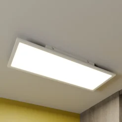 Lindby Luay LED-panel, 80 x 30 cm, hvid, 3000-6000K