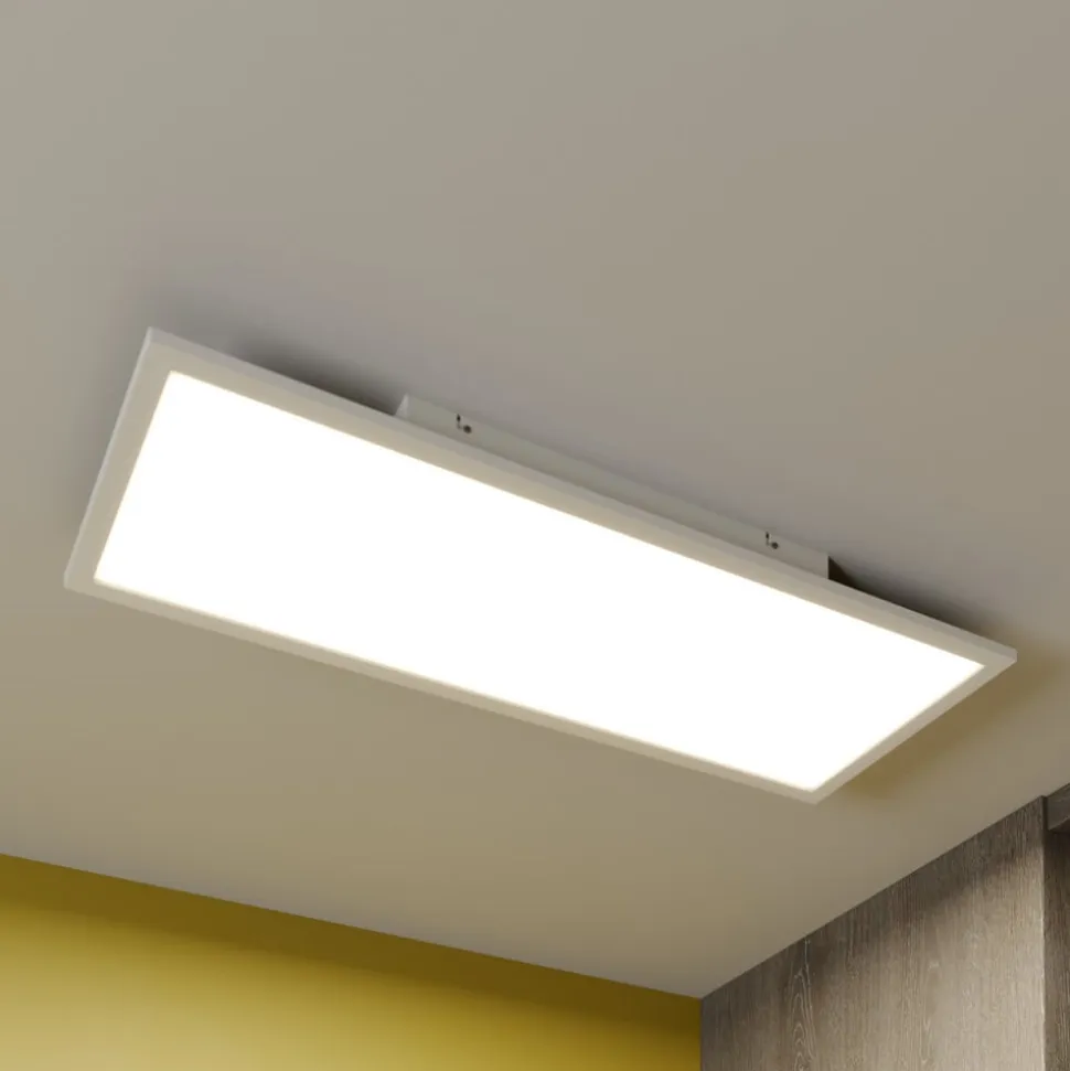Lindby Luay LED-panel, 80 x 30 cm, hvid, 3000-6000K