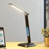 Lindby Ludmilla LED-bordlampe, display, sort