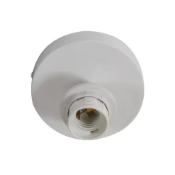 Lindby Magali loftlampe, hvid, papir, Ø 45 cm, E27