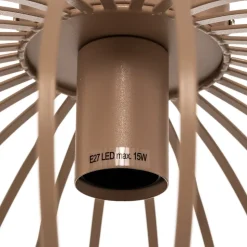 Lindby Maivi loftslampe, beige, 40 cm, jern, bur