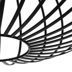 Lindby Maivi loftslampe, sort, 50 cm, jern, bur