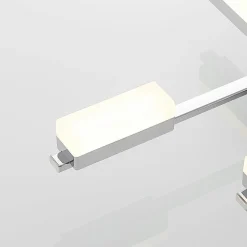Lindby Mally LED-loftlampe i krom, 8 lyskilder