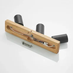 Lindby Maniva loftspot, 44 cm, 3 lyskilder, sort, GU10