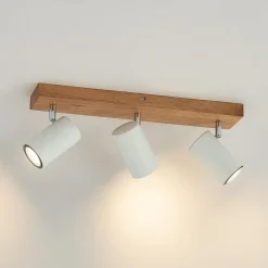 Lindby Maniva loftspot, 44 cm, 3 lyskilder, hvid, GU10