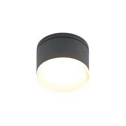 Lindby Mathea udendørs LED-loftlampe, cylinder