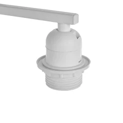 Lindby Maureka loftlampe, 94 cm, 6 lyskilder, tekstil
