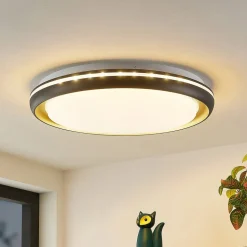 Lindby Melchioris LED-loftlampe, rund