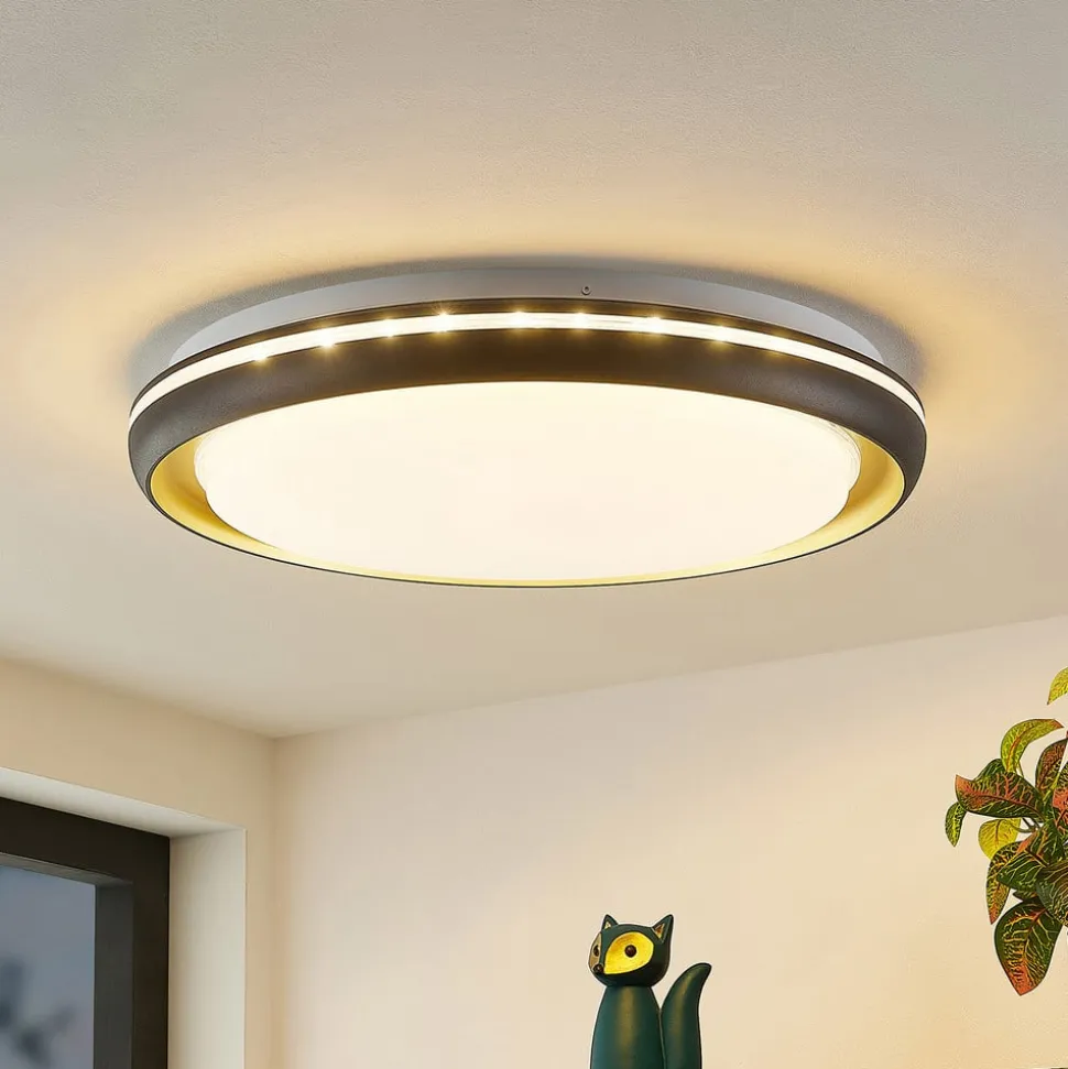 Lindby Melchioris LED-loftlampe, rund