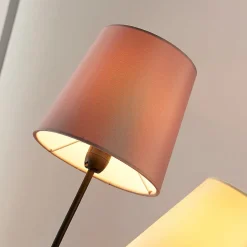 Lindby Melis gulvlampe, 130 cm, 3 lyskilder, tekstil