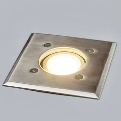 Lindby Nedgravningslampe Insa, 11 x 11 cm, GU10, IP67