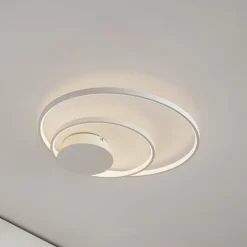 Lindby Nerwin LED-loftlampe, rund, hvid