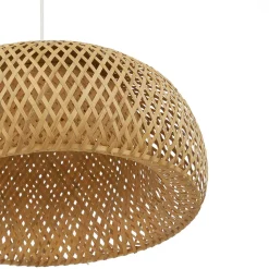 Lindby pendel Jadwiga, Ø 45 cm, bambus, E27