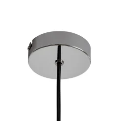 Lindby pendellampe Branford, retro, Ø 35 cm, grøn, metal