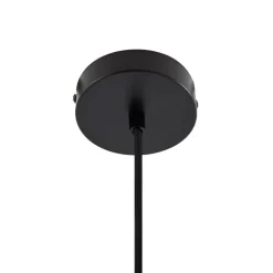 Lindby pendellampe Hattie, sort, Ø 4,7 cm, metal, E27