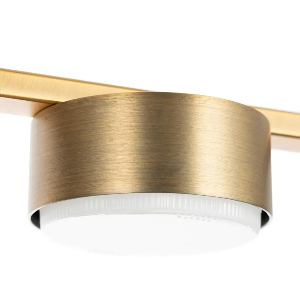 Lindby pendellampe Kaylou, 5 lyskilder, bronzefarvet, aluminium