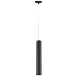 Lindby pendellampe Linaro, 40 cm, sort, 1-faset, GU10