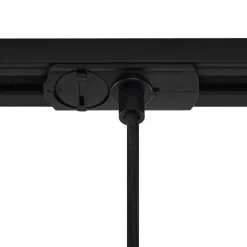 Lindby pendellampe Linaro, Ø 4,6 cm, sort, 1-faset, E27