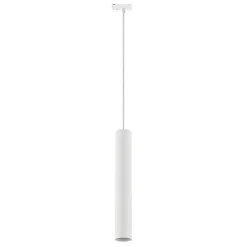 Lindby pendellampe Linaro, 40 cm, hvid, 1-faset, GU10