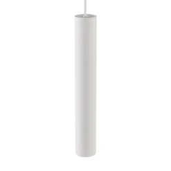 Lindby pendellampe Linaro, 40 cm, hvid, 1-faset, GU10