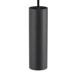 Lindby pendellampe Linaro, 20 cm, sort, 1-faset, GU10