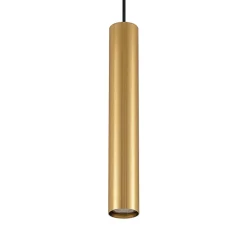 Lindby pendellampe Linaro, 40 cm, guld, 1-faset, GU10