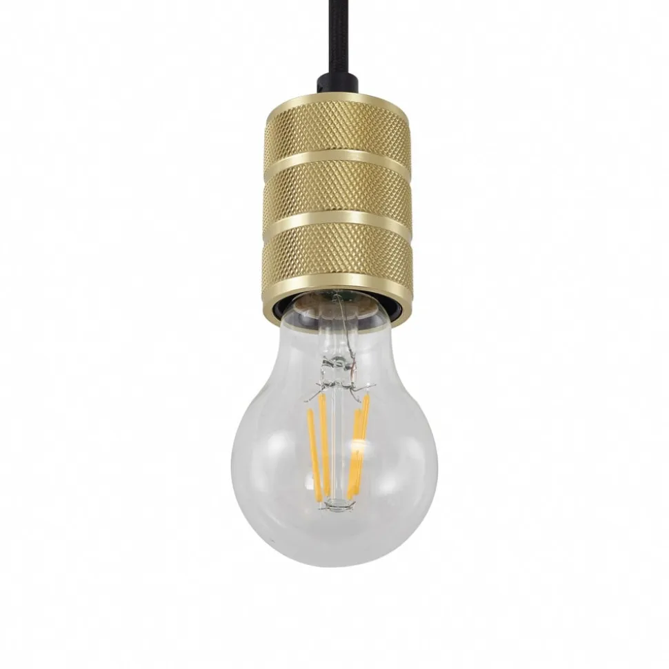 Lindby pendellampe Linaro, Ø 4,6 cm, guld, 1-faset, E27