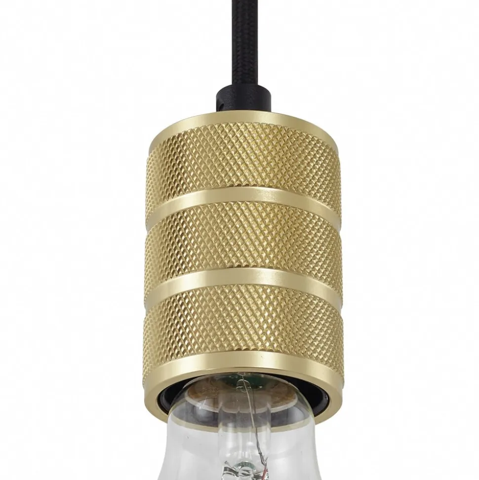 Lindby pendellampe Linaro, Ø 4,6 cm, guld, 1-faset, E27