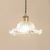 Lindby pendellampe Ludowika, transparent, glas, Ø25cm, E27