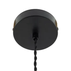 Lindby pendellampe Ludowika, transparent, glas, Ø25cm, E27