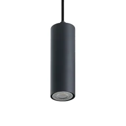 Lindby pendellampe Maniva. 60 cm, 4 lyskilder, sort, GU10