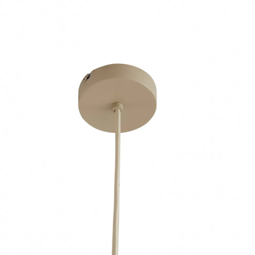 Lindby pendellampe Valdorin, beige, papir, Ø 40 cm, E27