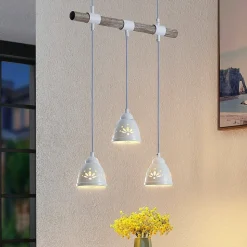 Lindby Pimana pendellampe, 3 lyskilder