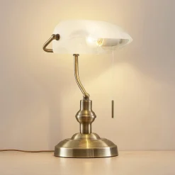 Lindby Profina skrivebordslampe, bronze