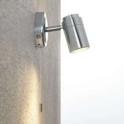 Lindby Remilan væglampe, krom