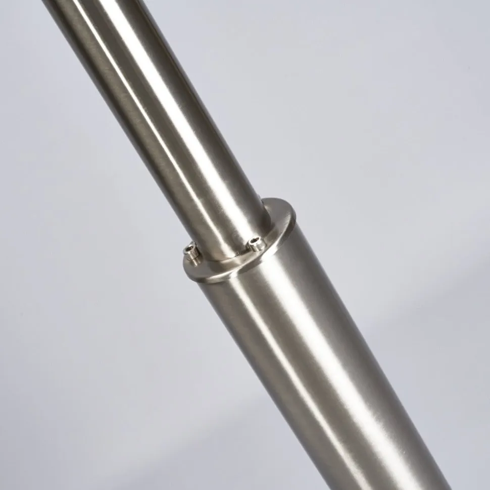 Lindby Samuel udendørslampe, 218 cm, 3 lyskilder, kugle, E27, IP44