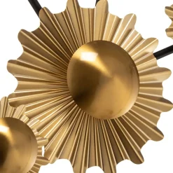 Lindby Senmia væglampe, guld, 5 lyskilder