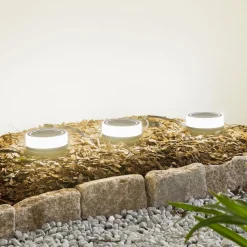 Lindby Smart LED jordspydslys Kyren, CCT, RGB, Tuya, 3 enheder