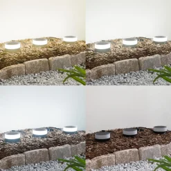Lindby Smart LED jordspydslys Kyren, CCT, RGB, Tuya, 3 enheder