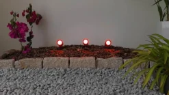 Lindby Smart LED jordspydsspot Nycta, RGB, Tuya, sæt med 3 stk