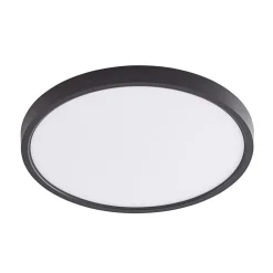 Lindby Smart LED loftlampe Pravin, Ø 50 cm, CCT, sort