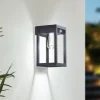 Lindby Smart LED solvægslampe Enea, sensor, CCT, RGB, Tuya