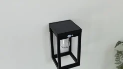 Lindby Smart LED solvægslampe Enea, sensor, CCT, RGB, Tuya