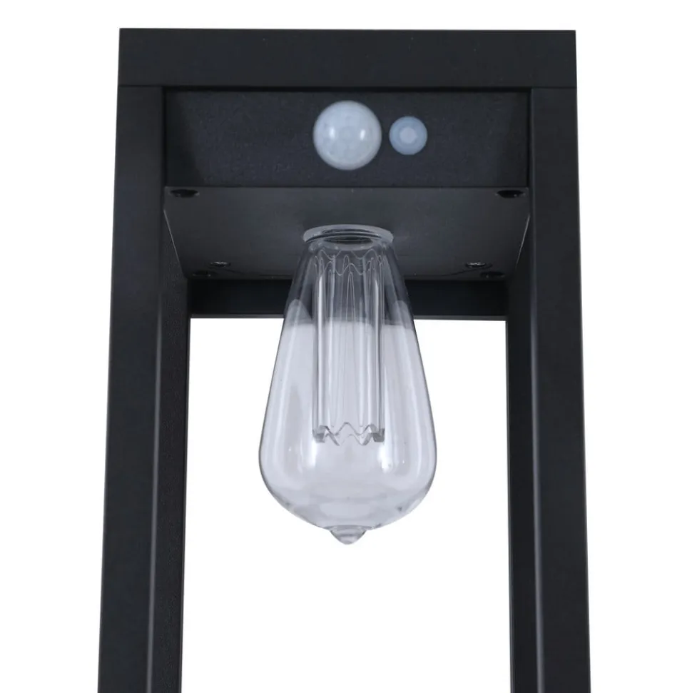 Lindby Smart LED solvægslampe Enea, sensor, CCT, RGB, Tuya