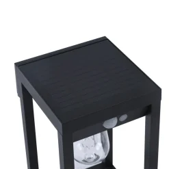 Lindby Smart LED solvægslampe Enea, sensor, CCT, RGB, Tuya