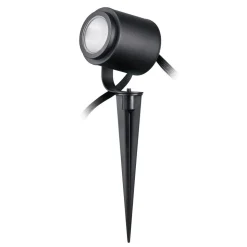 Lindby Smart LED udendørsspot Nymo, CCT, RGB, Tuya, sæt med 3 stk