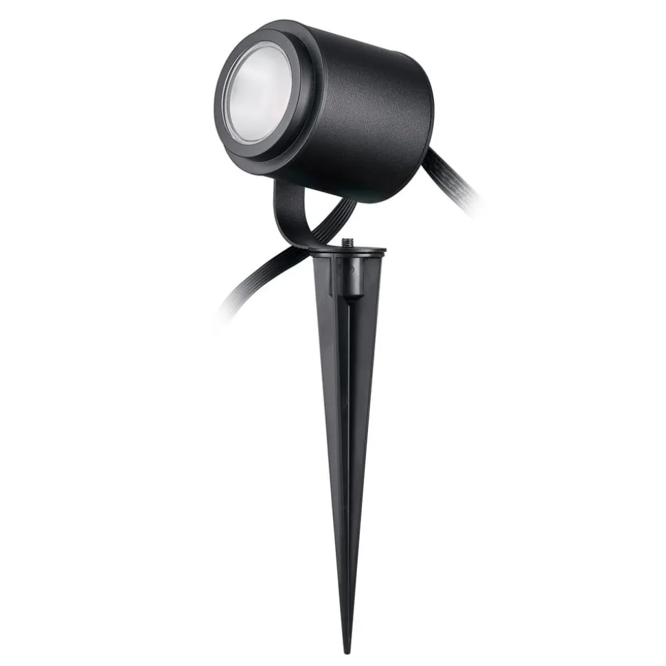 Lindby Smart LED udendørsspot Nymo, CCT, RGB, Tuya, sæt med 3 stk
