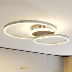 Lindby Smart LED-loftlampe Edica, 58 cm, Tuya, CCT